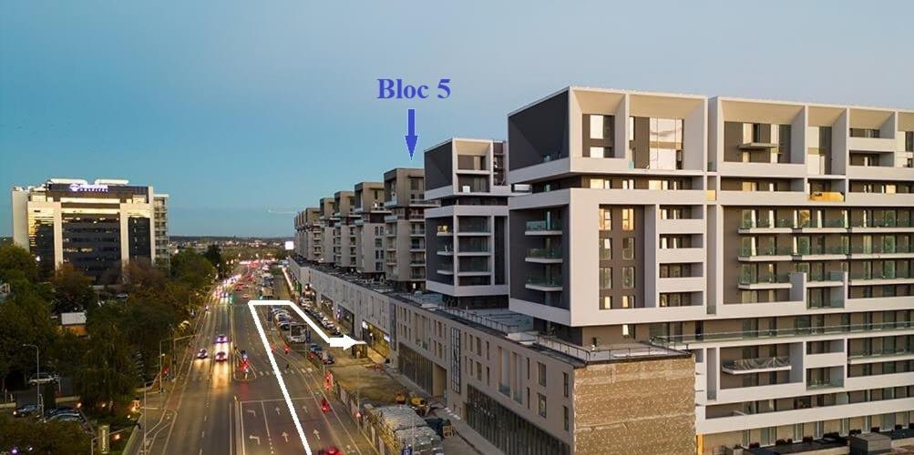 Sunshine - New & Quiet 1Br Apt, Business Area, Close To Airport, Highway A3, Subway Бухарест Екстер'єр фото